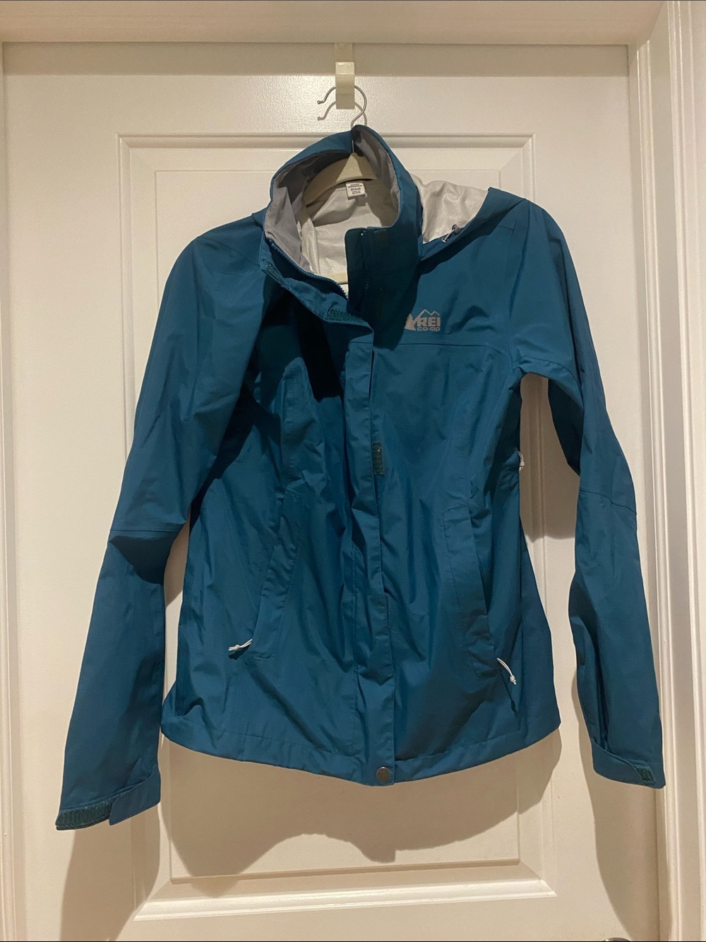REI Women's Teal Outdoor Waterproof Jacket